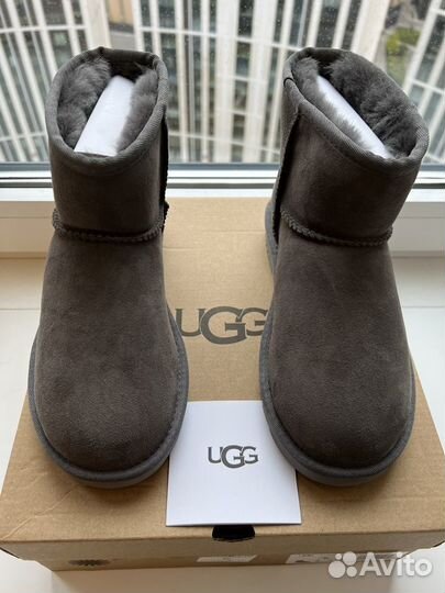 Угги женские UGG women'S classic mini II grey