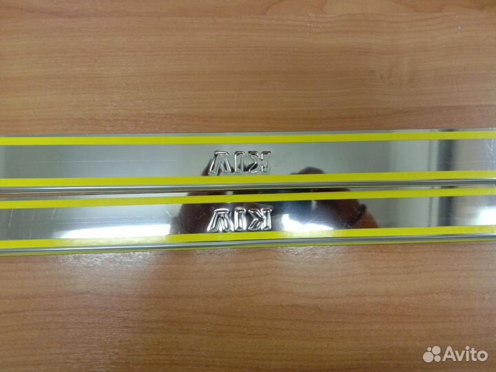 Накладки на пороги Kia Picanto (с 2017)