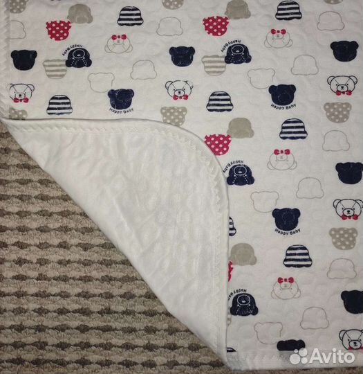 4х-слойная впитывпющая пелёнка 50*70 см