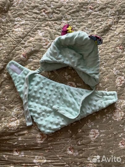 Шапка с шарфом