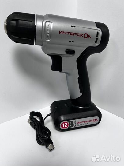 Дрель-шуруповерт Интерскол да-12эр 20 (км87)