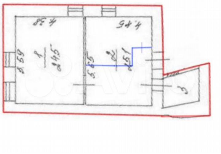 Сдам офисное помещение, 54 м²