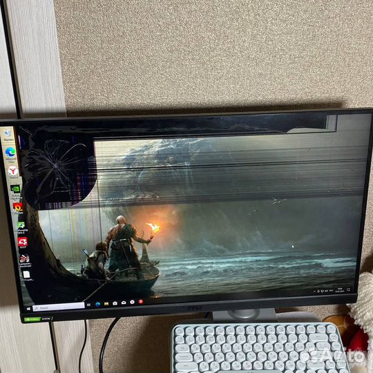 Монитор MSI G273 165GHz full HD разбит