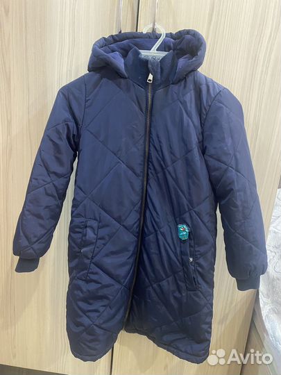 Пальто для девочки 128