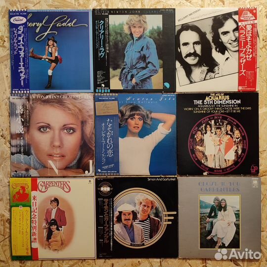 Виниловые пластинки.Japan. Оригиналы. Часть-1