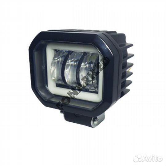 Светодиодная фара 30 Ватт с границей света и дхо