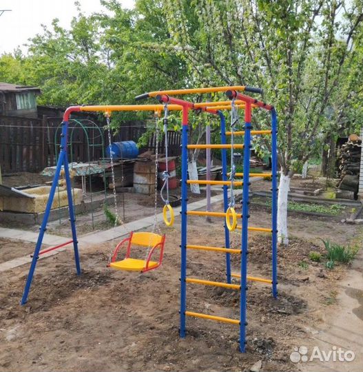 Детский уличный комплекс Качеля Кольца