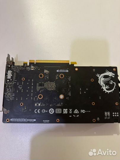 Видеокарта MSI gtx 1650 gaming X 4 gb