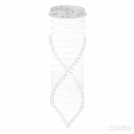 Светильник каскад 'Лайма' 5xLED хром 60х60х150см