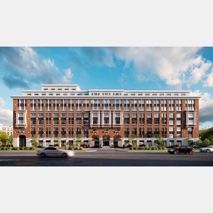 3-к. квартира, 97 м², 2/6 эт.