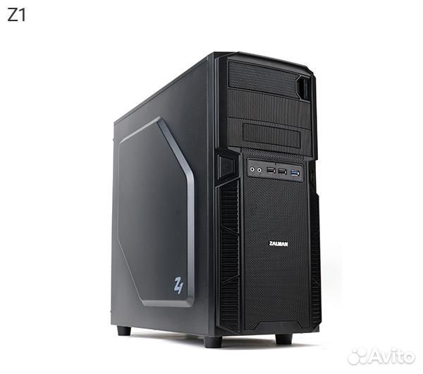 Корпус Zalman Z1 Miditower Без бп чёрный, Z1