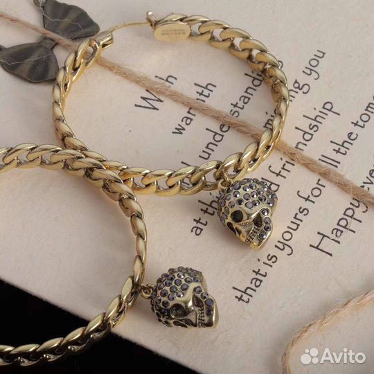 Серьги Alexander McQueen