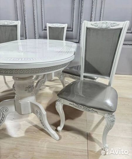 Стол обеденный овальный раздвижной