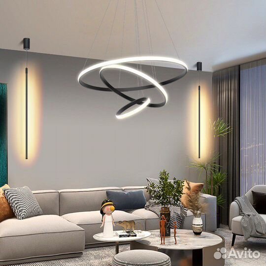 Светильник подвесной 12вт, 1500лм, 3000K