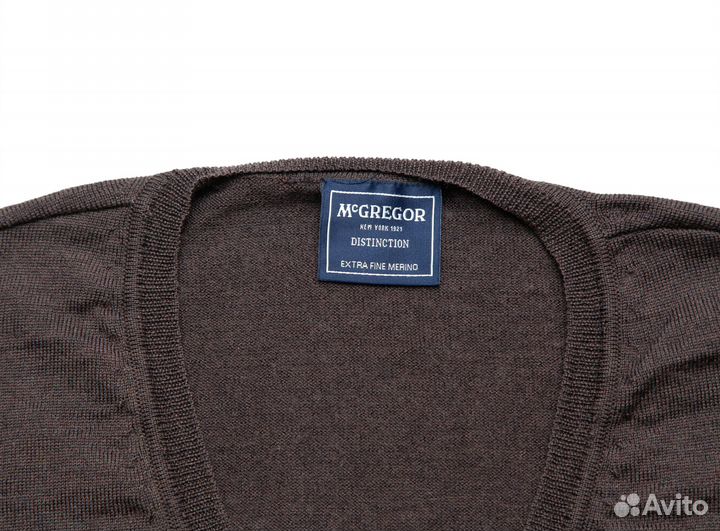 Жилет мужской 56р McGregor б/у вязаный шерсть кори