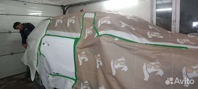 Бумага для кузовного ремонта