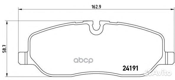 Колодки тормозные дисковые, land rover discover