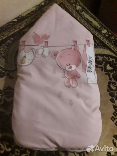 Зимний конверт для девочки