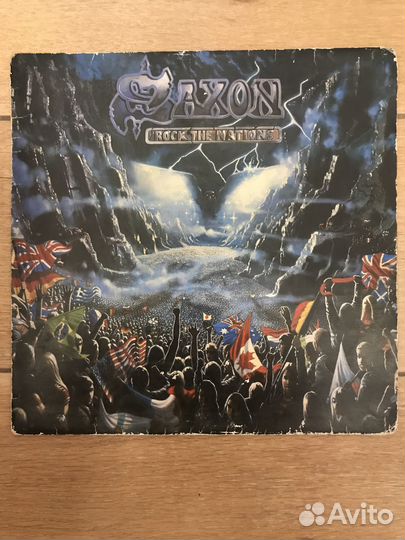 Пластинка винил Saxon Rock the Nations 1986