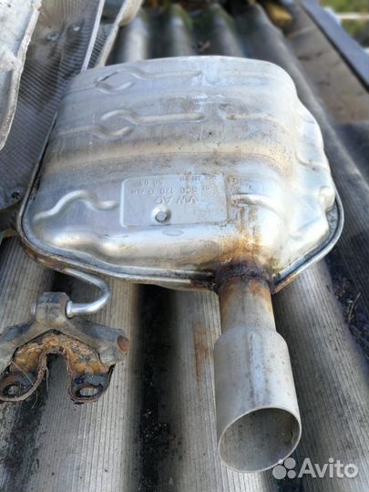 Глушитель в сборе с катализатором Passat B6