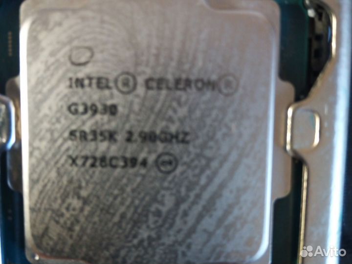 Материнская плата с процессором