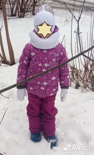 Комплект(шапка+варежки+снуд) 52-54р