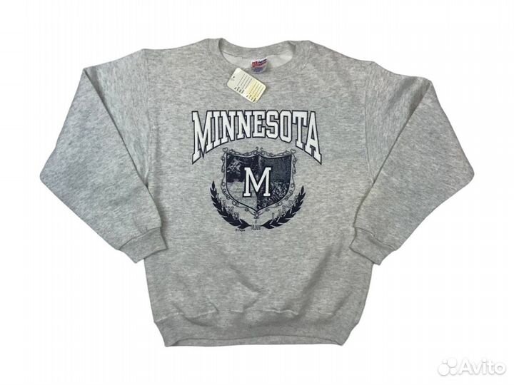 Свитшот новый Hanes Vintage Minnesota 90s