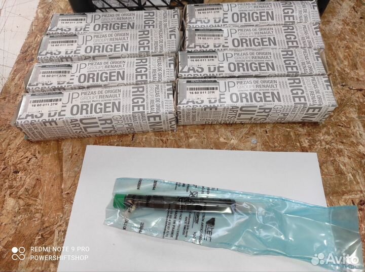 Форсунка delphi renault 166001137r k9k 1.5 новая