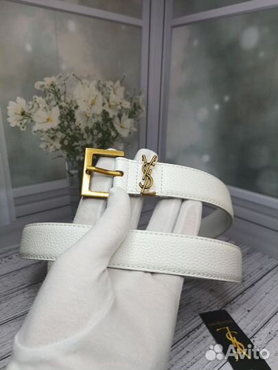 Ремень Ysl женский натуральная кожа премиум люкс