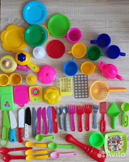 Игрушки посуда пакетом