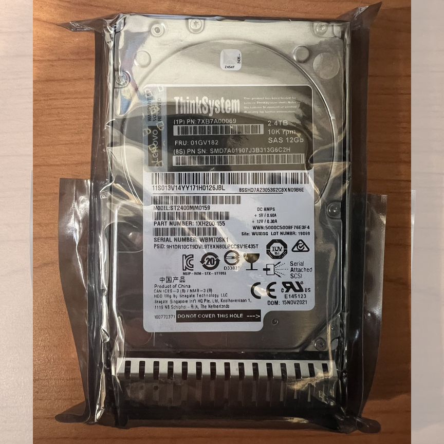 [ST2400MM0159] Жесткий Диск Ibm 2.4tb Sas 12g 2.5 01gv182 St2400mm0159