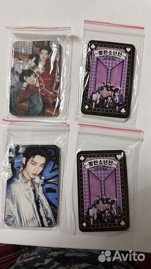 Карты в пакетиках k-pop