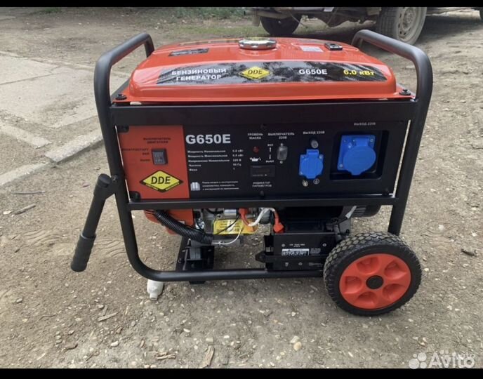 Прокат бензо генератор 6,5 квт