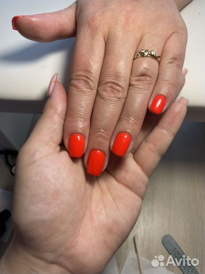 Маникюр с покрытием гель лак