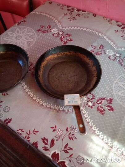 Чугунная сковорода СССР советская