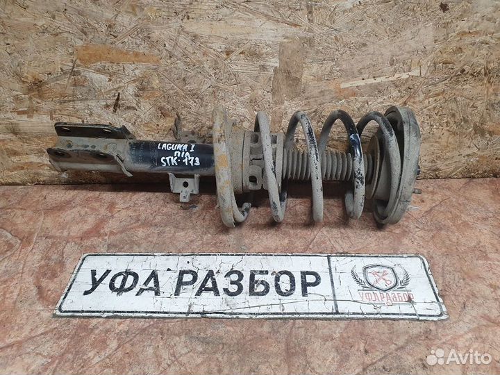 Амортизационная стойка передняя левая с пружиной 2