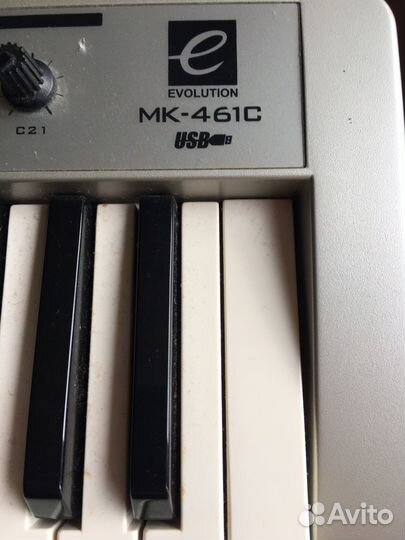 Синтезатор (миди клавиатура) Evolution MK-461C