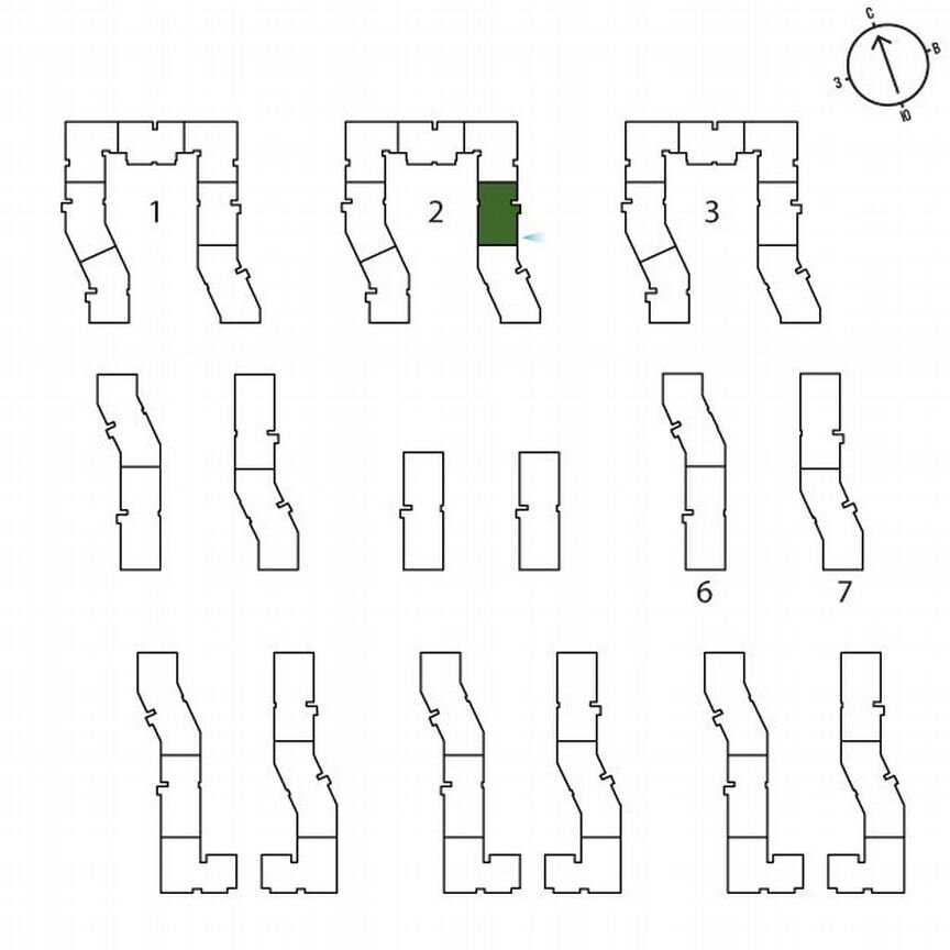 1-к. квартира, 40,3 м², 3/3 эт.