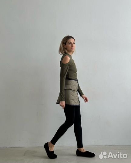 Юбка мини стеганая платье лапша