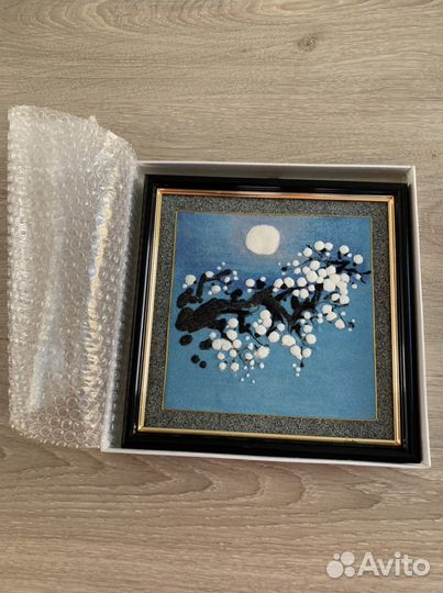 Картина из камня в подарочной упаковке