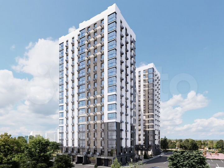 2-к. квартира, 81,1 м², 11/17 эт.