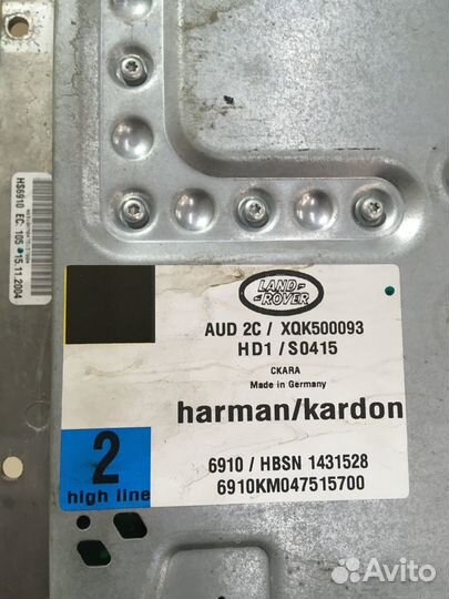 Усилитель звука Land Rover Discovery 3 XQK500093