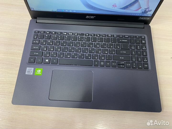 Acer 15'6, i3 10gen, MX330 2 GB, nvme 256 GB