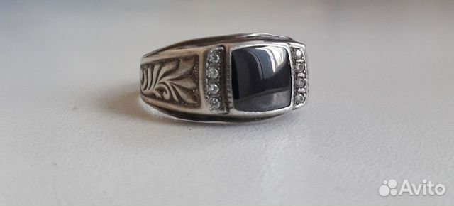 Перстень мужской серебряный