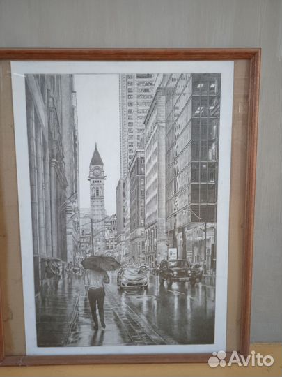 Дождь в большом городе