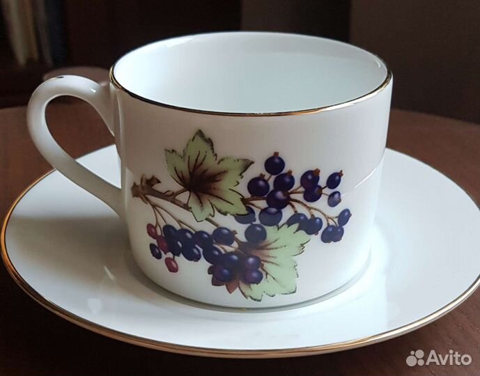 Чайная пара (чашка+блюдце) Royal Worcester, Англия