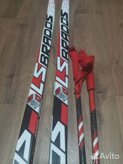 Лыжи беговые детские 160 комплект