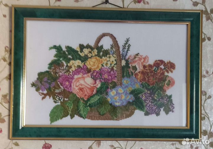 Вышитые картины, ручная работа