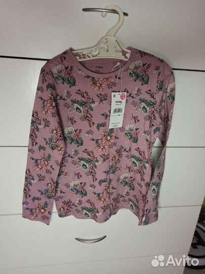 Лонгслив для девочки 128