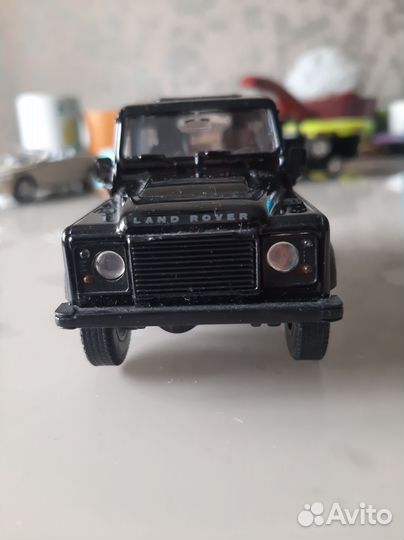 Land rover defender, welly, примерно 1:43